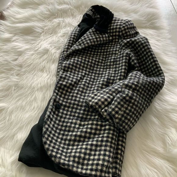 Vintage Valentino boutique jacket houndstooth timeless fashion office siren - Picture 2 of 10